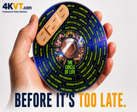 Before It's Too Late — Digital Media Degradation Bit Rot Data Rot destroying family movies photos business records — 4KVT Can Fix That